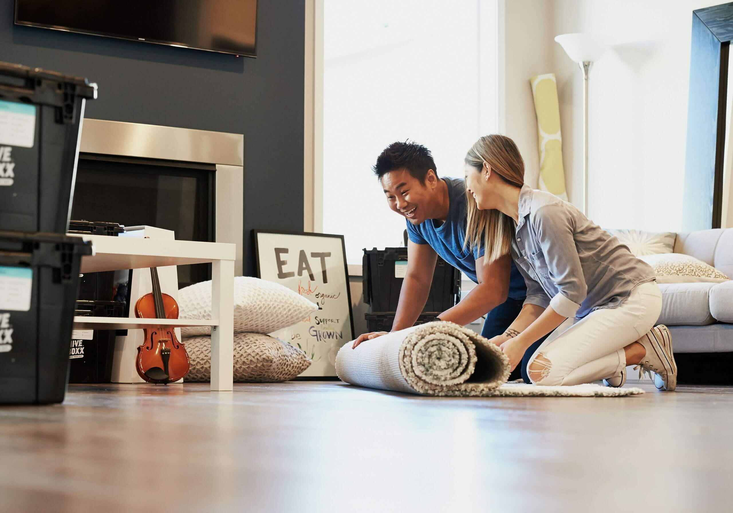 Packing out your goods in your new home